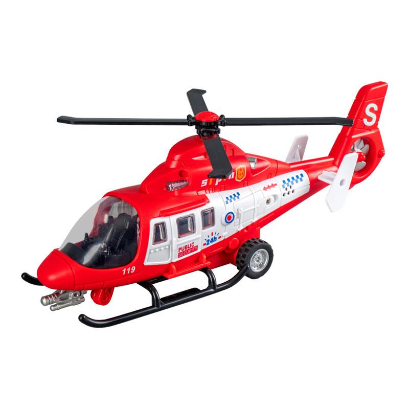 Childrens Rescue Helicopter Toy With Lights And Sound For Kids Play And Education