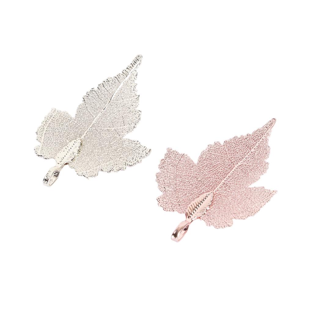 2 шт. Подвески в виде листьев Ручной работы DIY Подвески в виде листьев из цинкового сплава для изготовления ожерелий