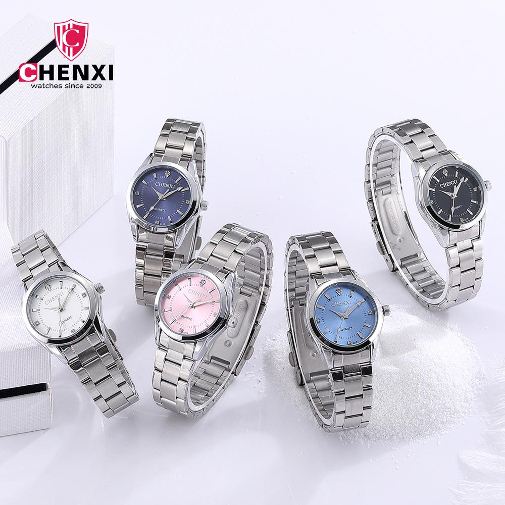 021B New Fashion CHENXI CX021B Brand relogio Luxury Women's Casual watches waterproof watch women Clocks Dress Gift Rhinestone