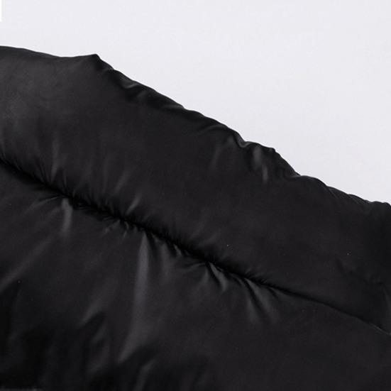 Мужская хлопковая куртка осень-зима теплая контрастного цвета с длинными рукавами воротник-стойка карман на молнии повседневное свободное мужское пальто верхняя одежда