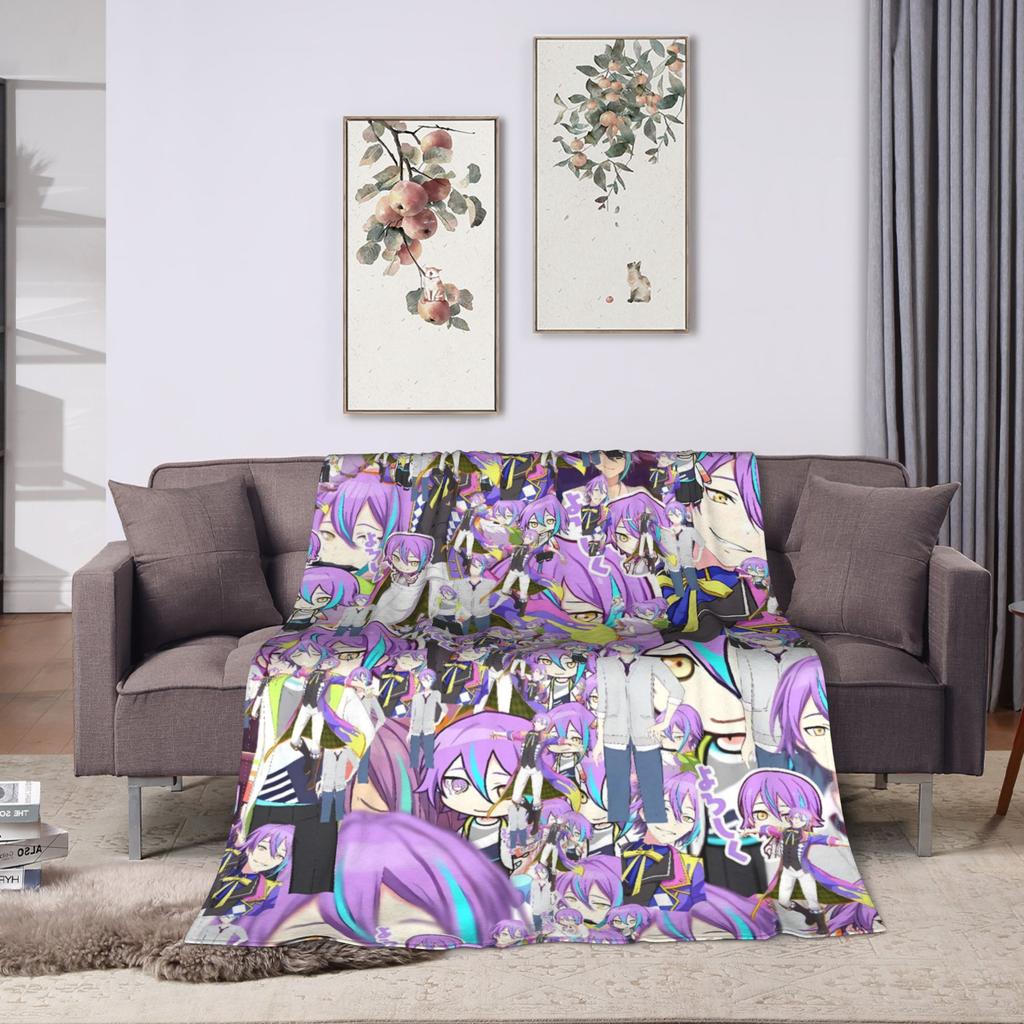 Warm BlanketStudents Decorative Rui Kamishiro Bedding Throws Flannel Bedspread For Bedroom Graphic Sofa Bed Cover