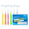10pcs Push-Pull Interdental Brush, Reusable Adults Interdental Brush Clean Between Teeth Floss Toothpick Oral Care Tool