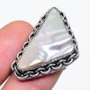 Mother Of Pearl Handmade 925 Sterling Silver Jewelry Ring Size 6 R9i01