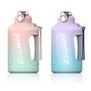 Спортивная бутылка для воды Напоминание Силиконовая бутылка для воды Sith Straw Товары для фитнеса Большие бутылки 1500 мл / 2300 мл / 3800 мл Спорт
