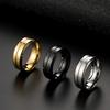 Минималистичное мужское кольцо из титановой стали Кольцо Европейская и американская модная трендовая нержавеющая сталь