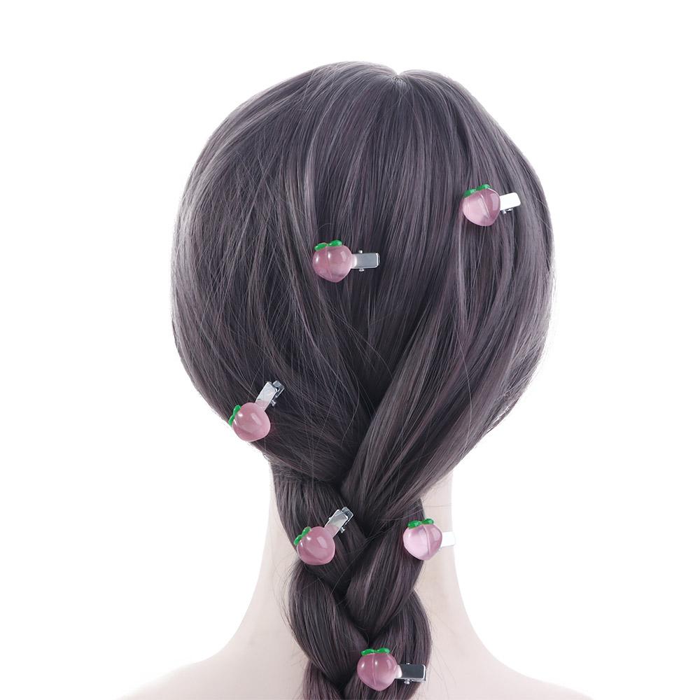 Love Heart Resin Korean Style Hair Clip Women Hair Accessories Small Side Clip Duckbill Clip