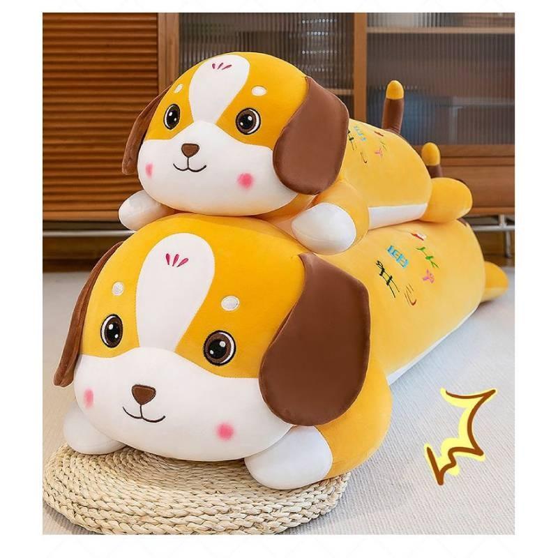 Plush Dog Printed Toy Cartoon Stuffed Animal Doll Decoration Kids Gift Cute