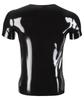 LATE X - Black Classic Latex T-Shirt Unisex 2XL
