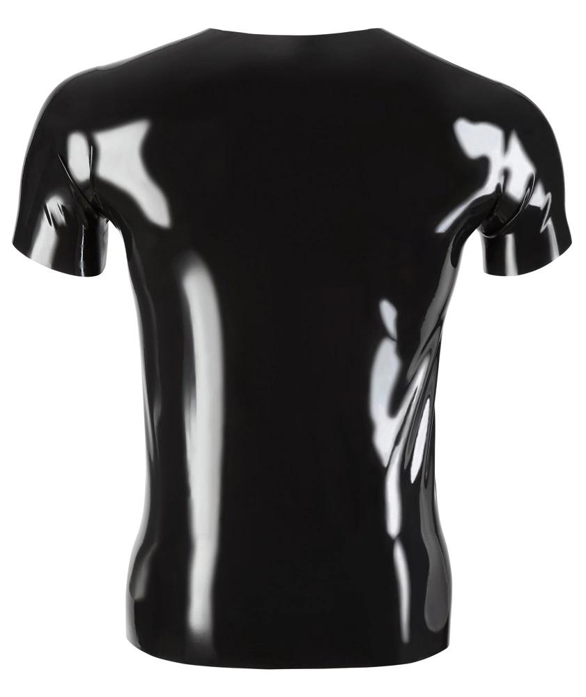 LATE X - Black Classic Latex T-Shirt Unisex 2XL