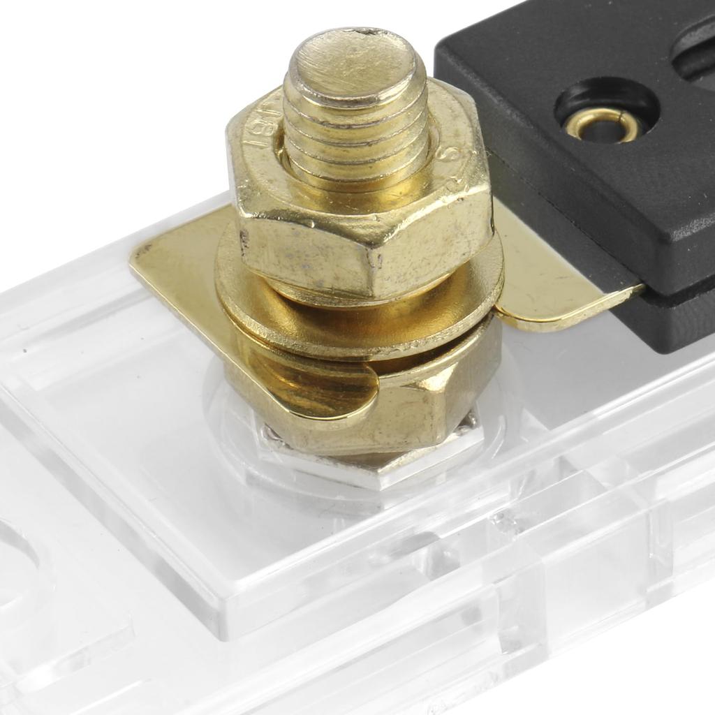 Heschen Автомобильный предохранитель ANL-40A, Золотой, 1 шт., Держатель предохранителя с предохранителем, Автомобильные, Мотоциклетные, Аудио, Сабвуфер