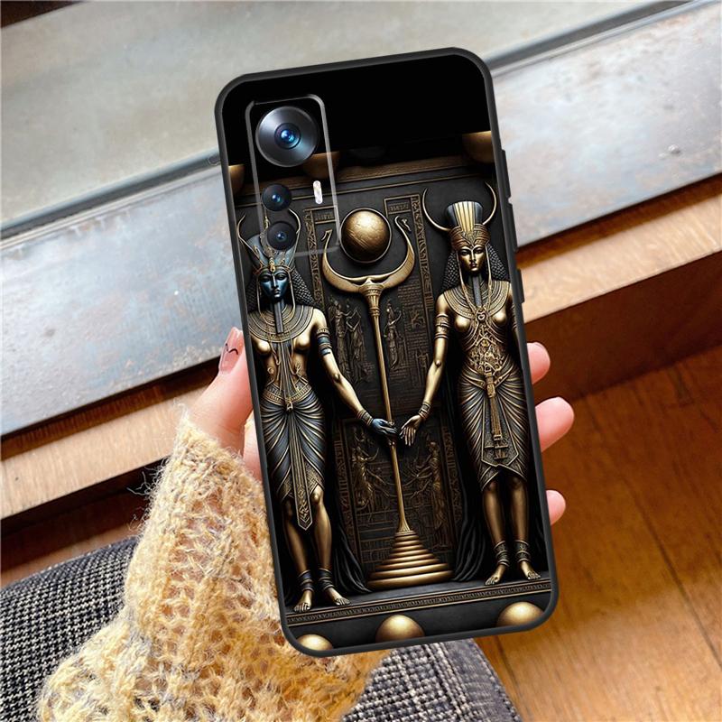 Egypt Pharaoh Mural Cover For Xiaomi 17 Pro Max 15 14 Ultra 13T 14T 15T Pro POCO X7 X3 X5 X6 Pro F5 F6 F7 Case