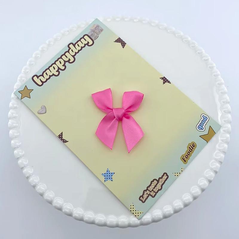 1,5 см Односторонний Полиэстеровый Бант Ручной Работы для Куклы, Плюшевой Подарочной Коробки, Одежды или Аксессуара для Волос