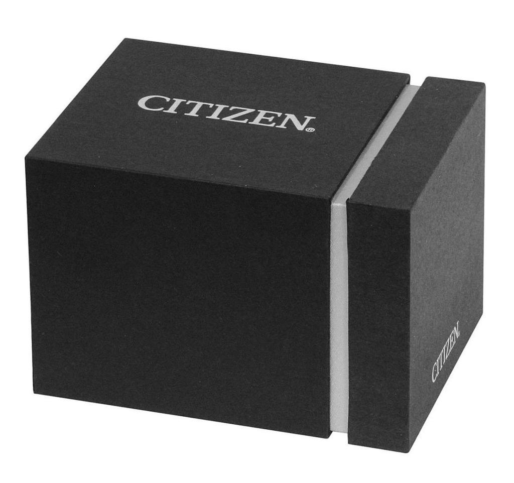 Citizen Часы мужские Solar Quartz с черным циферблатом Eco-Drive AT2430-80E