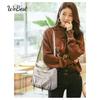 Female Soft Leather Multi-layer Shoulder Crossbody Bag