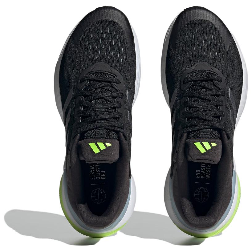 Adidas Response Super 3.0 Comfortable PU Fabric Shock Absorption Breathable Low-Top Casual City Commuting Running Shoes Men Sneakers Black Gray IF7251