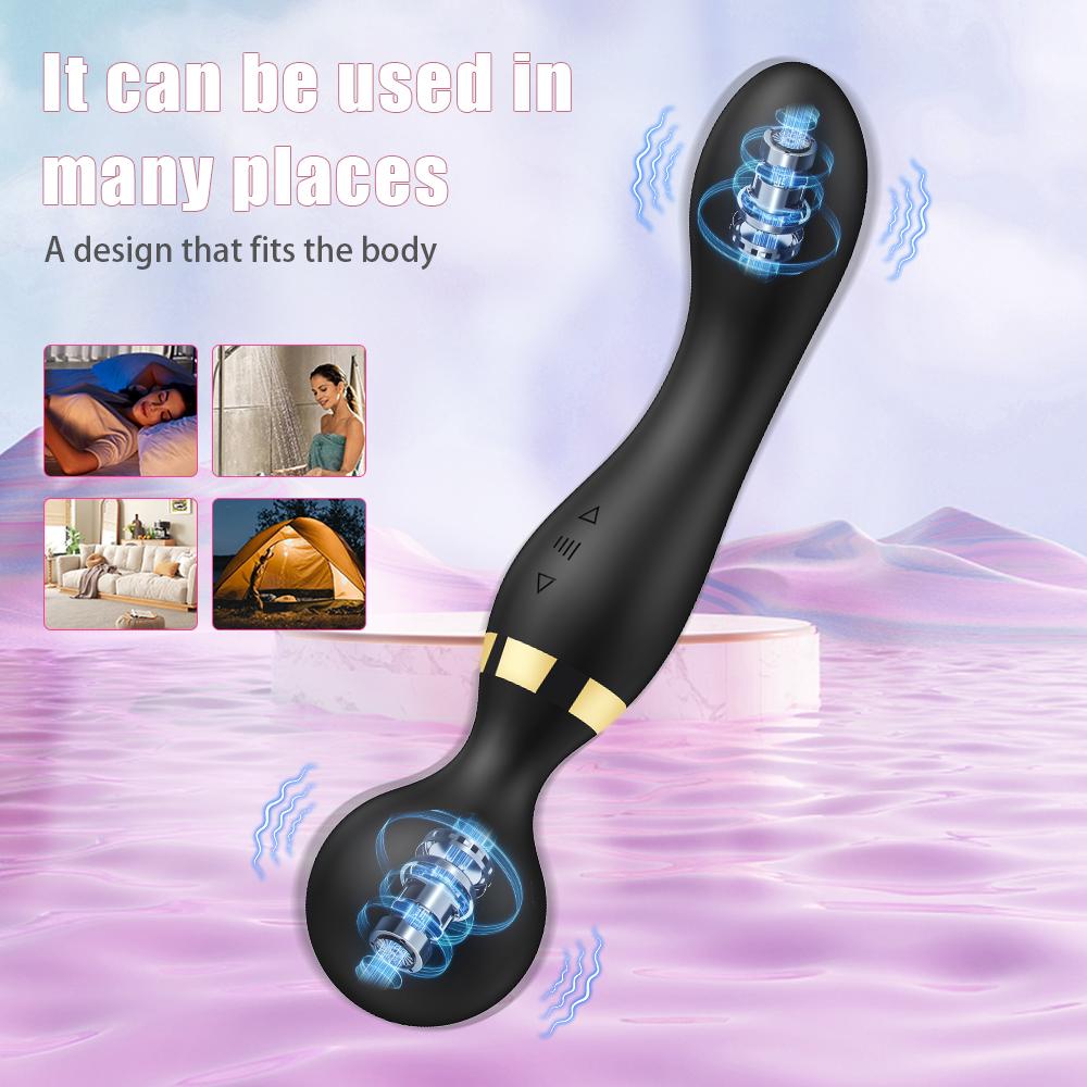 Двойные мощные вибраторы для клитора для женщин AV Magic Wand Massager Дилдо G Spot Orgasm Стимулятор клитора Мастурбатор