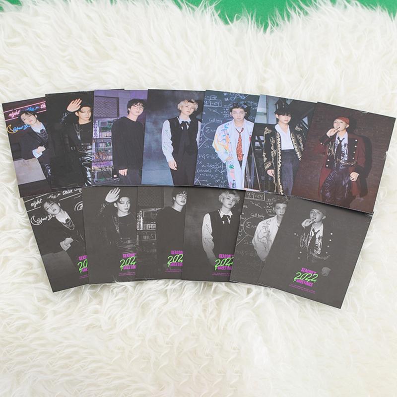 54 шт. Неповторяющиеся фотокарточки Bts Lomo Cards 2022 Настольный календарь Подарочная коллекция для поклонников Bts