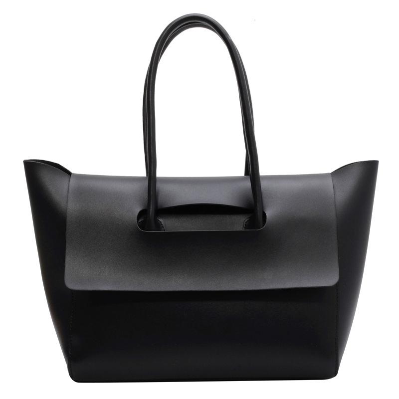 Premium Sense Large Capacity Women's Bag 2025 New Korean Version Handbag Bag Retro Commuter Tote Bag Versatile Shoulder Bag