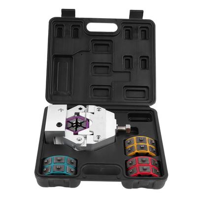 Manual A C Hose Crimper Kit Portable Air Conditioning Hose Crimping Tool with Dies Automotive Repair
