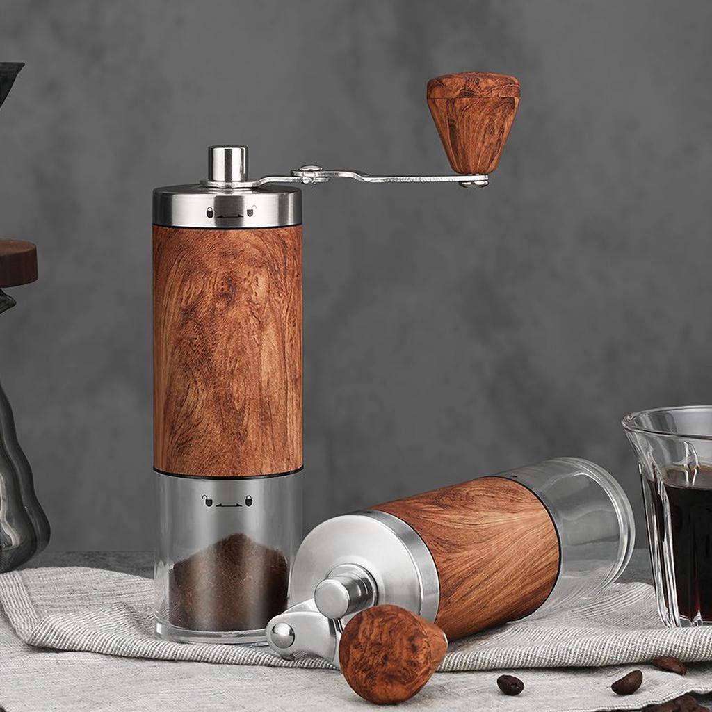 ESTVLB Кофейная деревянная ручная кофеварка Портативная ручная кофеварка Складная керамическая регулируемая легкоочищаемая мельница, зерно, помол, мельница, ручная,