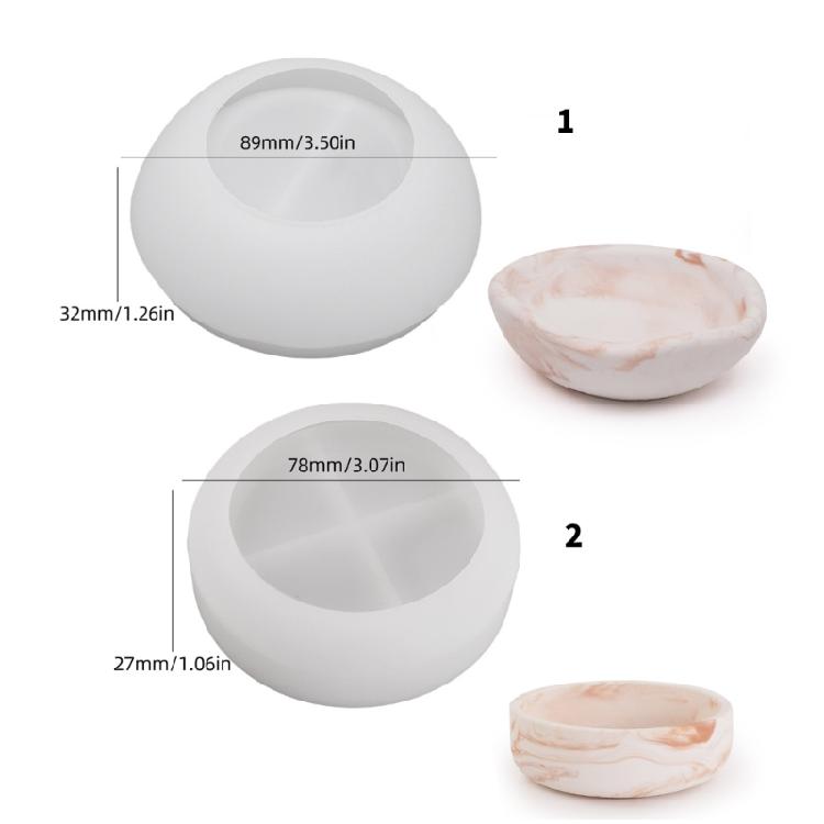 Неправильные формы для свечей в виде чаши, формы для цветочных горшков, силиконовые формы, формы для гипса, формы для эпоксидной смолы, формы для литья