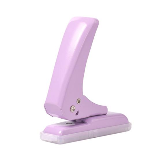 Single Hole Punch 40 Sheets Capacity Hole Puncher Adjustable Punch Position for Paper Cards Leather Precise Alignment Hole Punch for Home Office