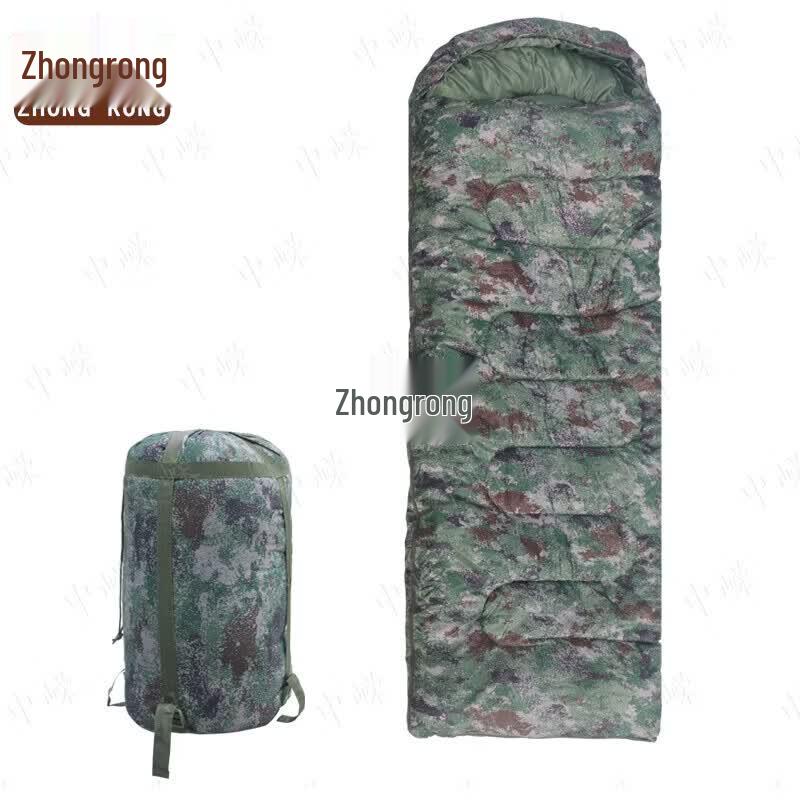 Теплый спальный мешок Zhongrong в конвертном стиле