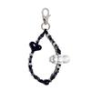 Cloud Love Beaded Heart Keychain - Women's Korean & Japanese Style