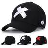 Унисекс бейсболки с вышивкой буквы X, весенне-осенние, для улицы, регулируемые, повседневные шляпы, папина шляпа, шляпа от солнца