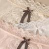 Women's Panties Sexy Thin Underwear Hollow Bow Underwear Soft Breathable Waist Intimates Lace Flower Pattern Super Comfortable