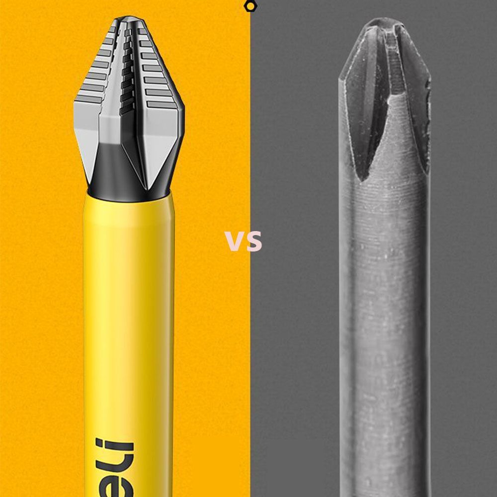 10/6pcs High Hardness Cross Screwdriver Bit Non-slip PH2 Screwdriver Set Impact Drill Bit