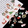 DIY Christmas Alloy Accessories Kit: Handmade Pendant Material for Earrings, Necklaces, and Bracelets