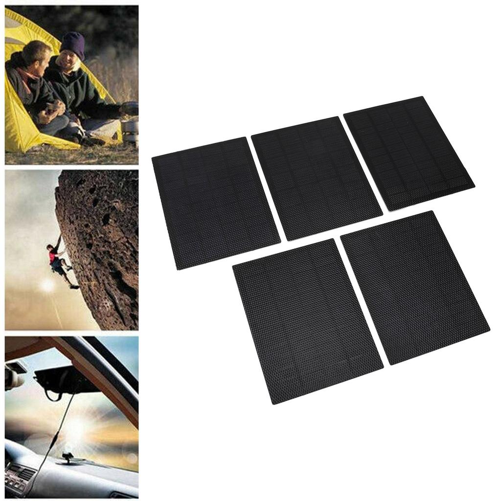 Комплект солнечных панелей 5 шт. 5 Вт Монокристаллический кремний ETFE Защита от дождя Портативные Мини солнечные элементы для электрических игрушек Уличные