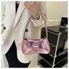 2023 Модная женская осенняя сумка-подмышка через плечо - Повседневная, Простая, Шикарная сумочка
