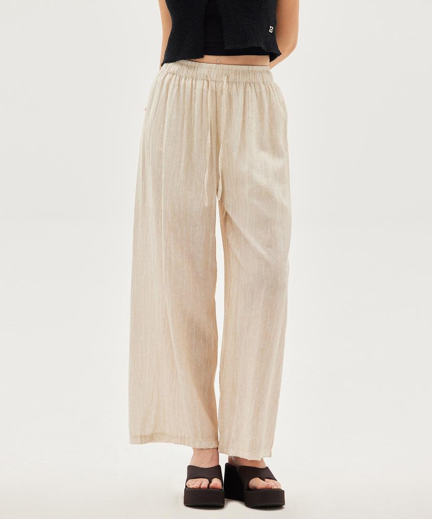 TOPGIRL Stripe Relaxed Banding Pants_T513Bt703