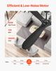 72" Wood Blade Ceiling Fan No Light Remote Control Reversible Motor Black