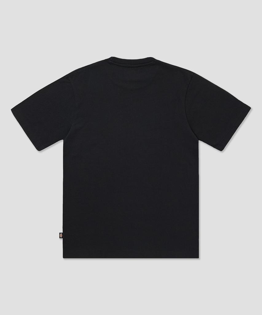 Dickies [2 упаковки] Базовая футболка с логотипом шрифтом Черный/Черный