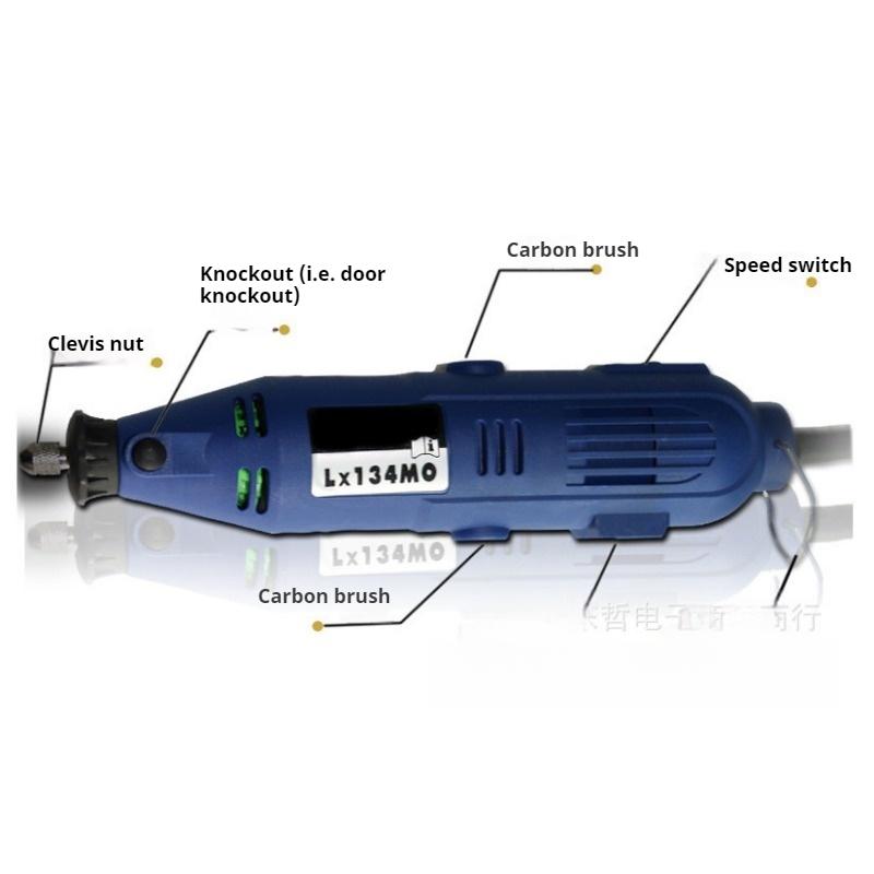 211 шт. Электрический мини-гравировальный станок, мини-ручная дрель, шлифовальный и полировальный станок