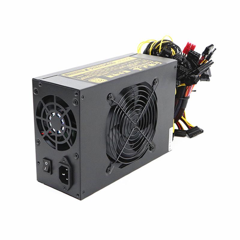 2400W 180V-240V Power Supply Support 8 Cards GPU For Miner ATX Computer