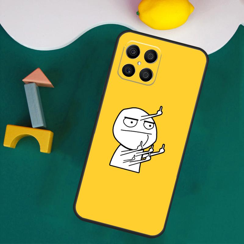 Смешной чехол со средним пальцем для Honor Magic 7 Lite 5 6 Honor 200 Pro 50 70 90 Lite X9a X8a X8 X9 X8b X9c X9b Чехол