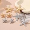 Cross-border Hot Sale, Summer Starfish Earrings, Simple Fashion Trend Starfish Element Women's Earrings