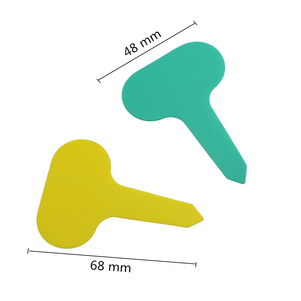 100 шт. Садовые бирки для растений ПВХ Бирки для растений Маркеры для питомника Горшки для цветов Этикетки для рассады Инструменты для маркировки подносов Горшок Водонепроницаемый Цветной