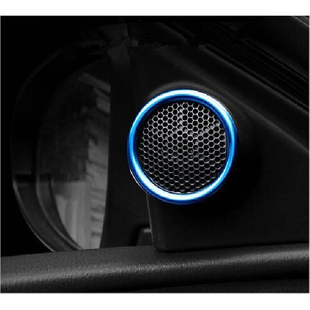 Подходит для Toyota Corolla 2016 2017 2018 Синяя Накладка на динамик передней двери 2 шт.