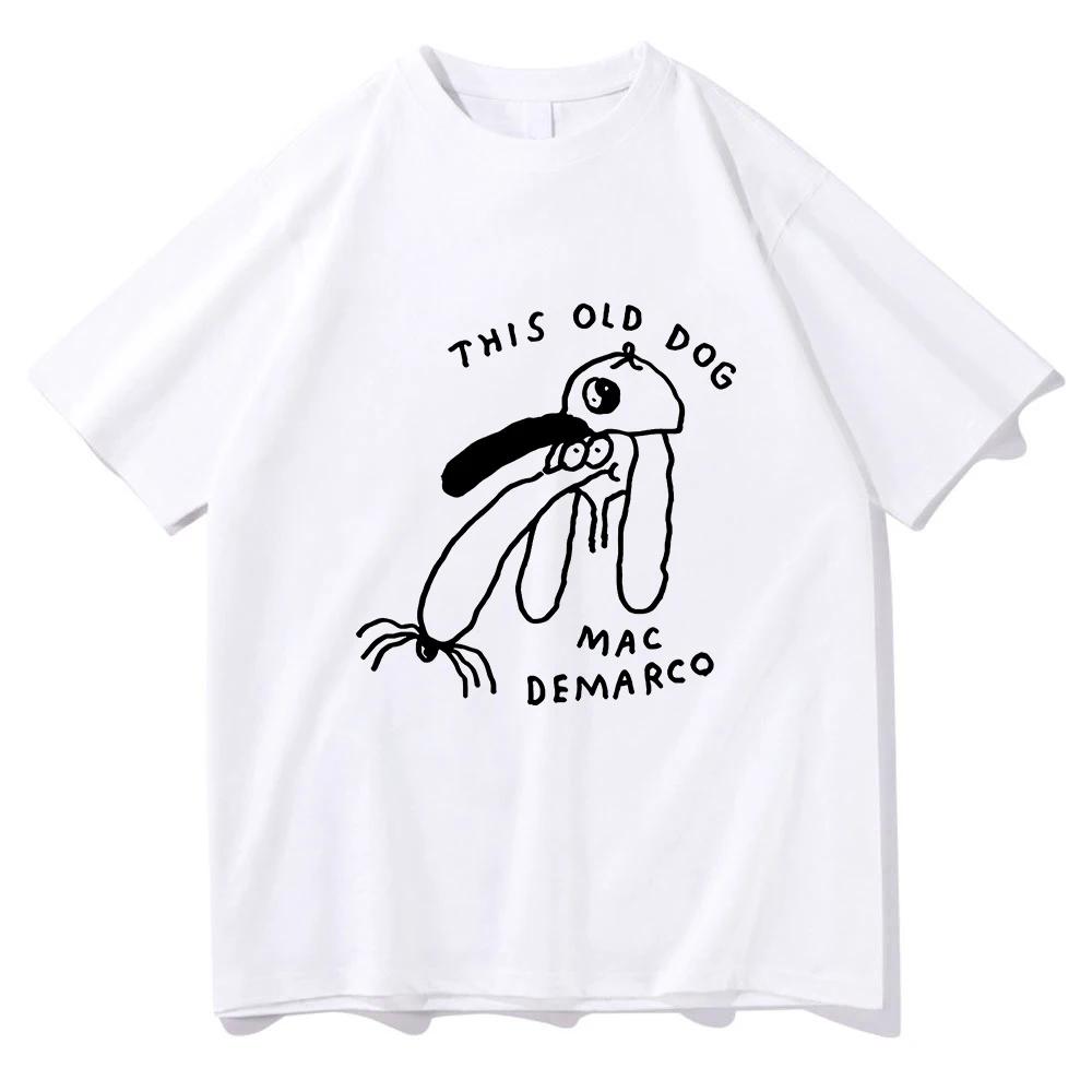 Mac DeMarco Эта Старая Собака Футболка 2026 Смешная Одежда для Мужчин и Женщин Одежда в Стиле Харадзюку Летние Топы Унисекс Футболки с Принтом Лето