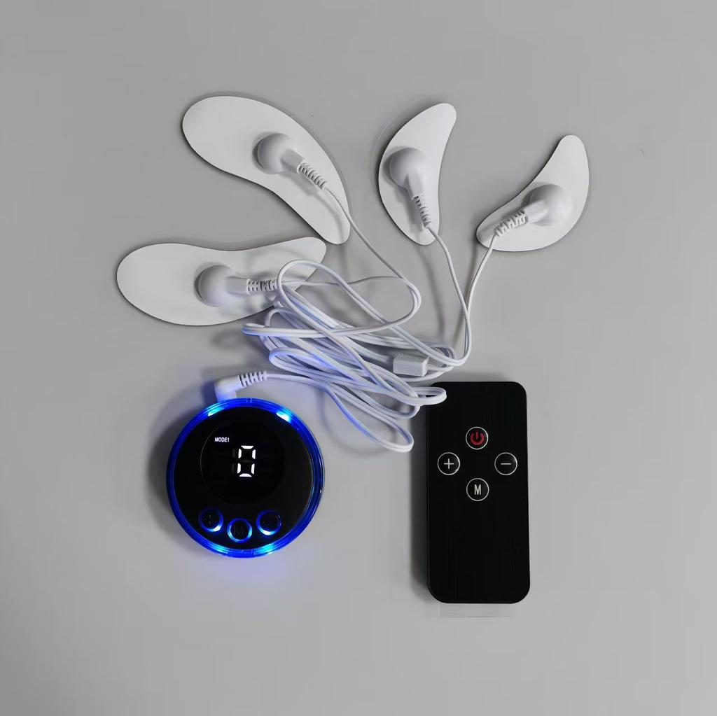 Трансграничный умный EMS патч для массажа лица, низкочастотная вибрация, косметический прибор