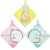 Marushin Петля Sumikko Gurashi Теплые и душевные Антибактериальные для детского сада и 6575004300 Полотенца, 3 шт., Дизайн, 28x28 см, Sumikko,