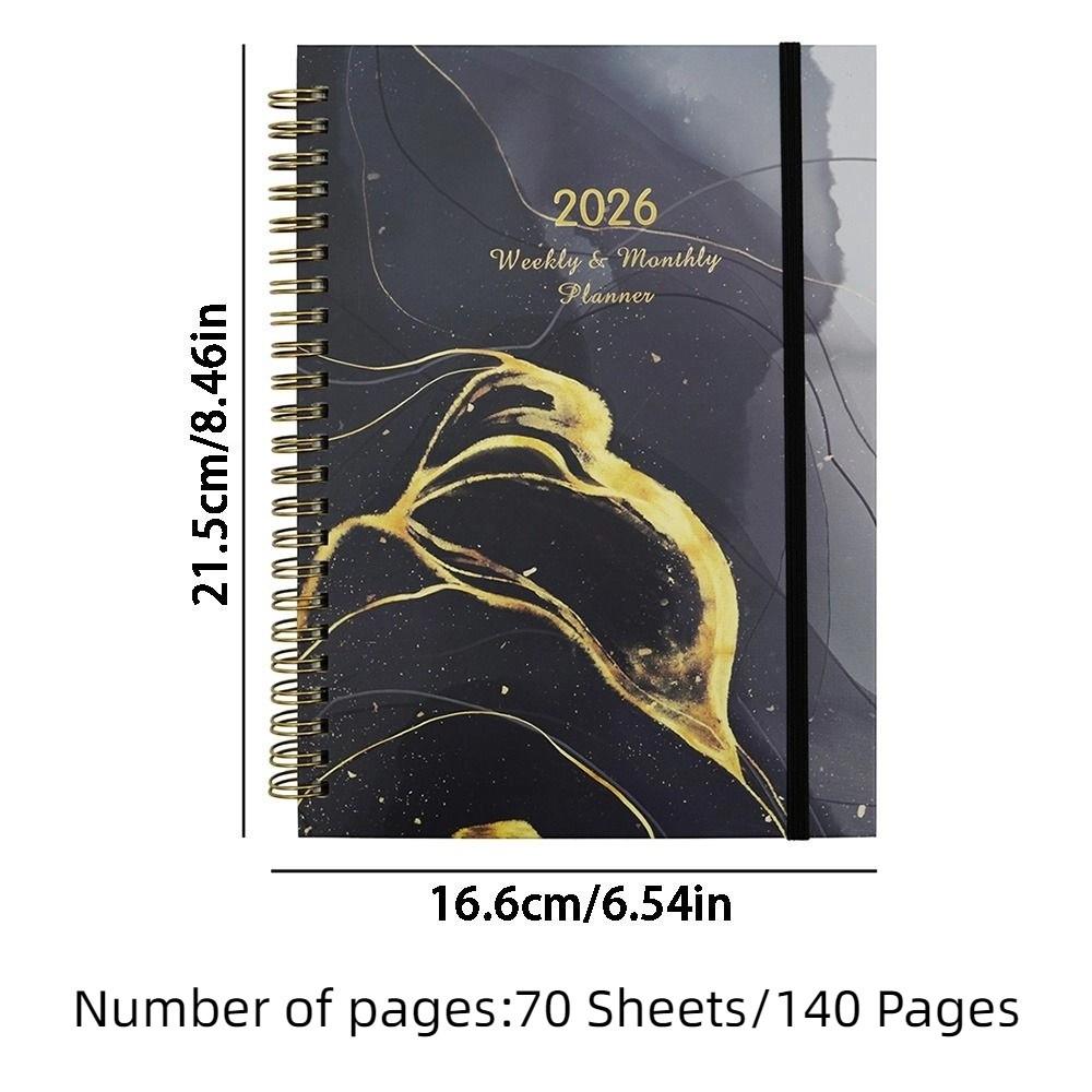 Английский 2026 Планировщик Расписания Блокнот Износостойкий Список Дел Эффективность Блокнот Плотная Бумага Закладка