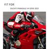 Motorcycle Tail Tidy Fender Eliminator License Plate Holder LED Turn Signal For DUCATI Panigale V4 2018-2021 Accessories