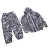 Snow Wild Camouflage Ghillie Suit 3D Leaf Jackets and Pants Set Clothes for Hunting