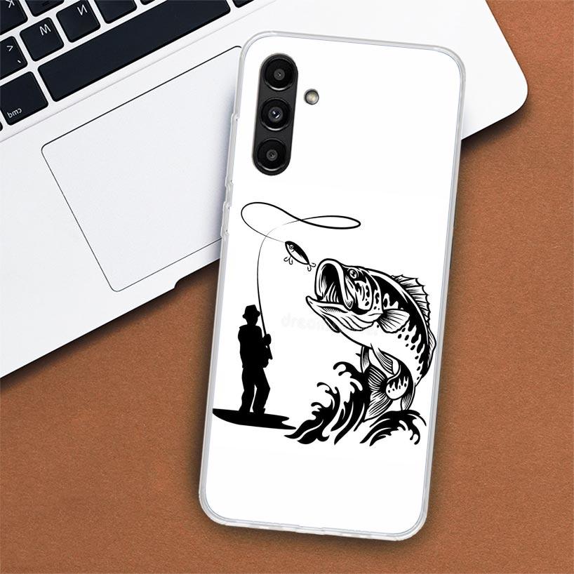 Чехол для телефона «Человек с охотой и рыбалкой» для Samsung Galaxy A55 A54 A53 A52 A15 A14 A13 A12 A35 A34 A33 A32 A25 A24 A23 A22 A04S A03S A02S